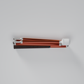Our Polished Copper metallic mobility cane by With Ease. Showcased with a white background.