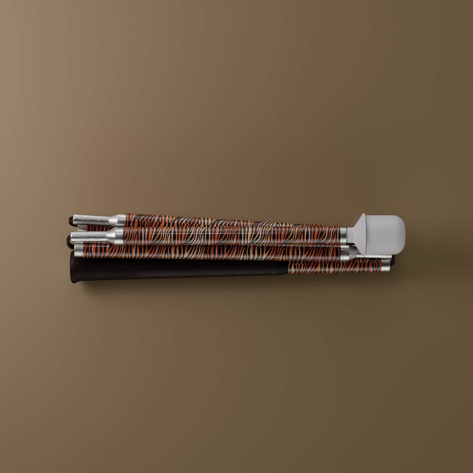 Tiger print stylish mobility cane by With Ease
