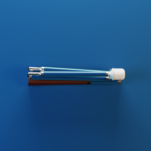 Our blue solid colour mobility cane by With Ease. 